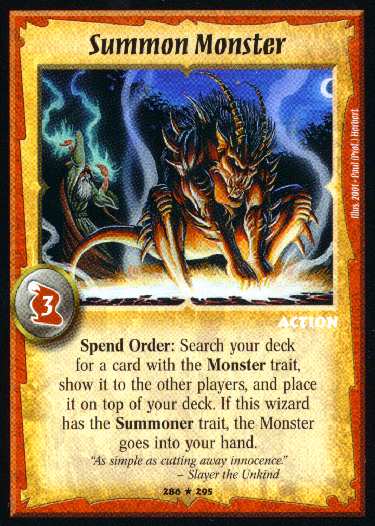 Summon Monster - Foil